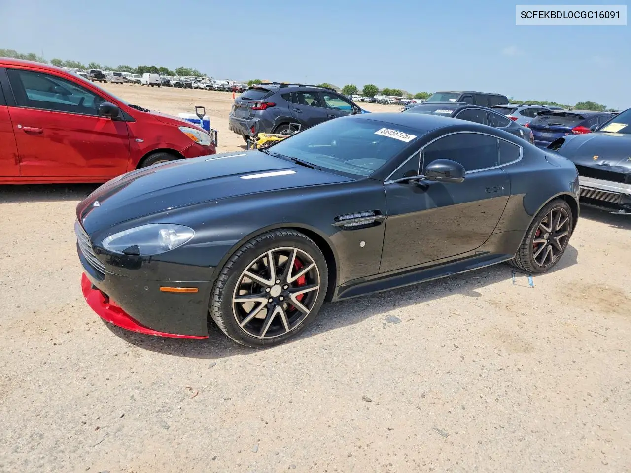 2012 Aston Martin V8 Vantage S VIN: SCFEKBDL0CGC16091 Lot: 85455175