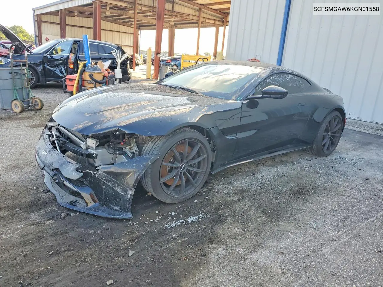 2019 Aston Martin Vantage VIN: SCFSMGAW6KGN01558 Lot: 57000456
