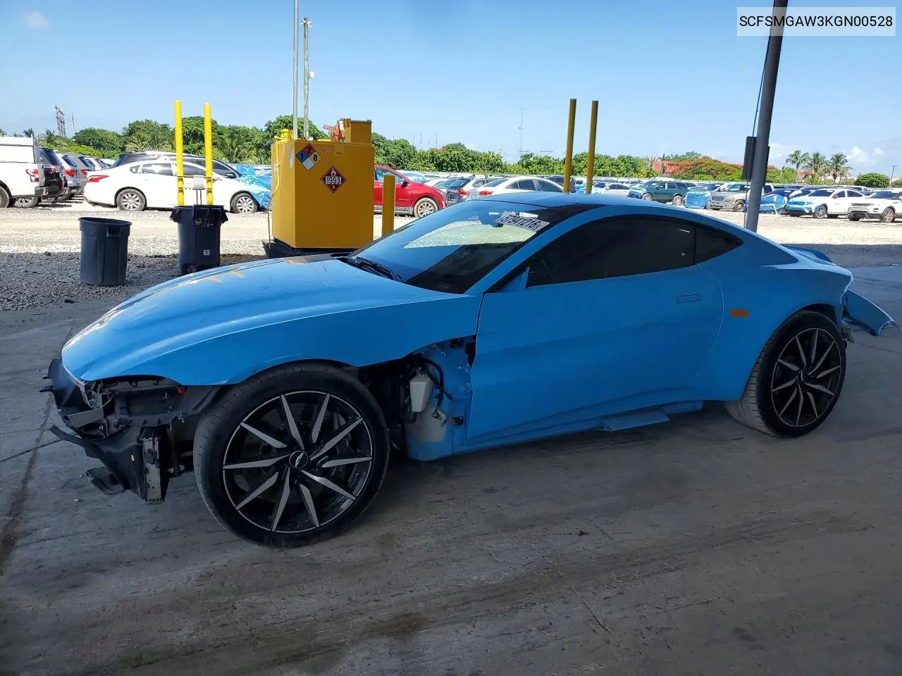 2019 Aston Martin Vantage VIN: SCFSMGAW3KGN00528 Lot: 57941216