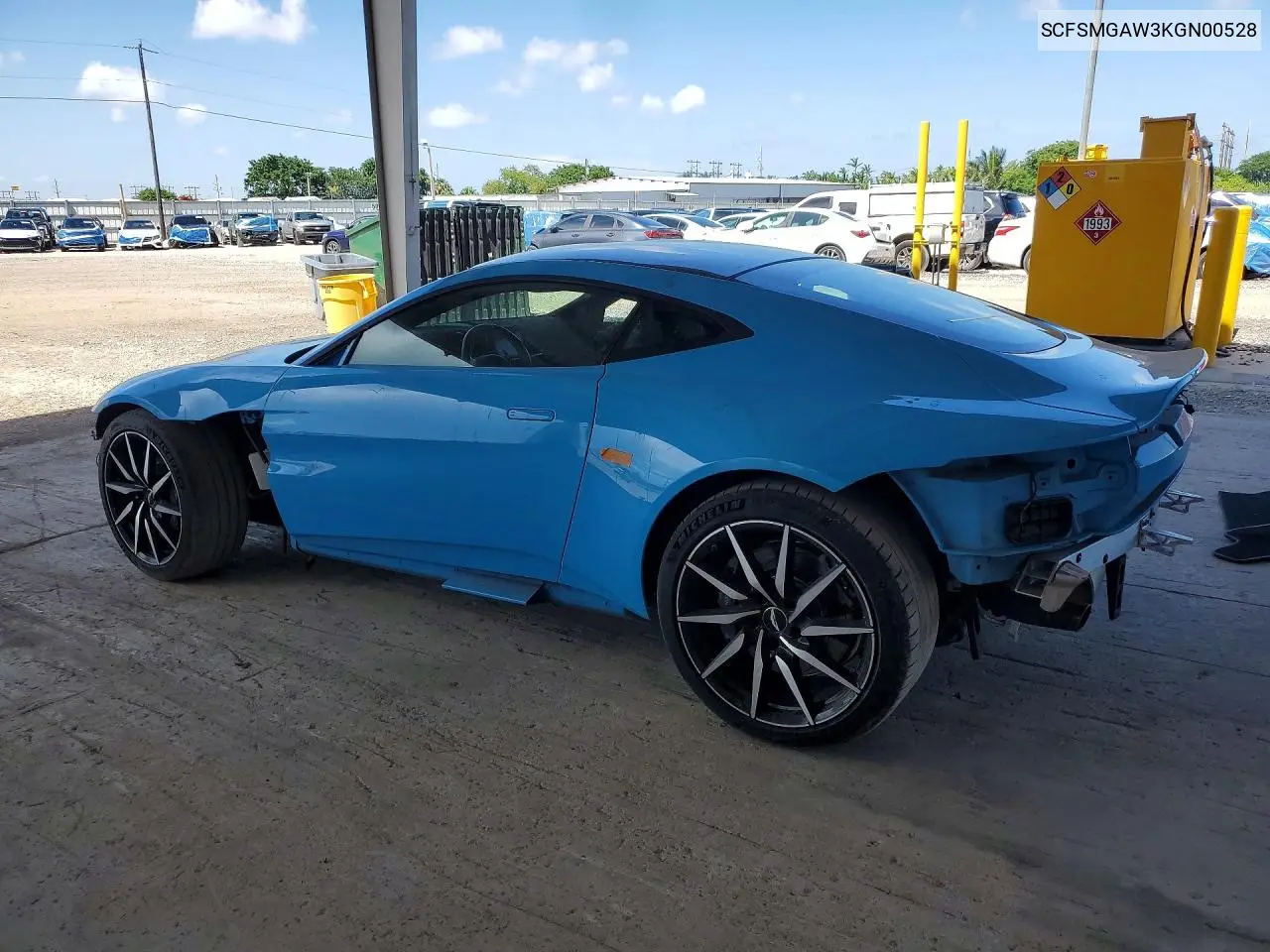 2019 Aston Martin Vantage VIN: SCFSMGAW3KGN00528 Lot: 57941216