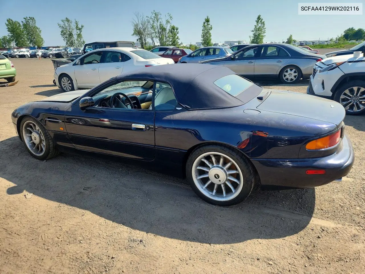 1998 Aston Martin Db7 VIN: SCFAA4129WK202116 Lot: 60026386