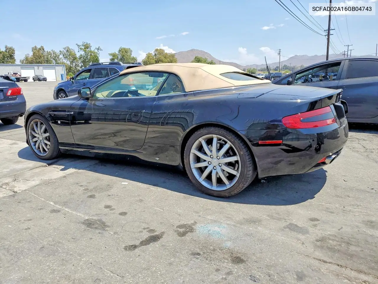 2006 Aston Martin Db9 Volante VIN: SCFAD02A16GB04743 Lot: 61328596