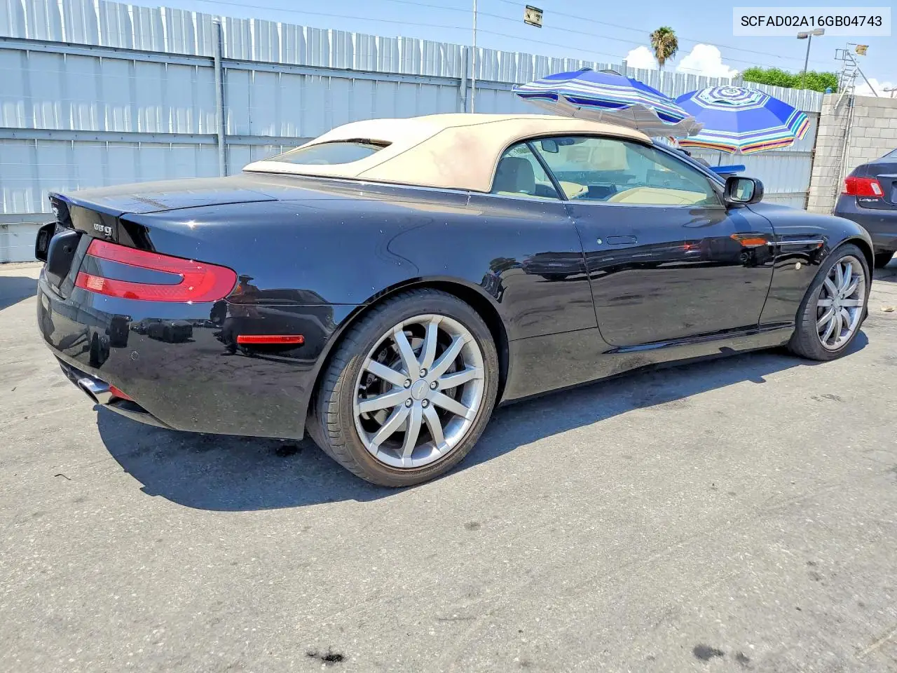 2006 Aston Martin Db9 Volante VIN: SCFAD02A16GB04743 Lot: 61328596