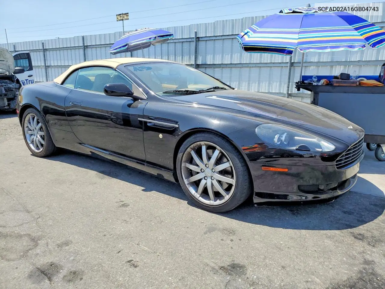 2006 Aston Martin Db9 Volante VIN: SCFAD02A16GB04743 Lot: 61328596