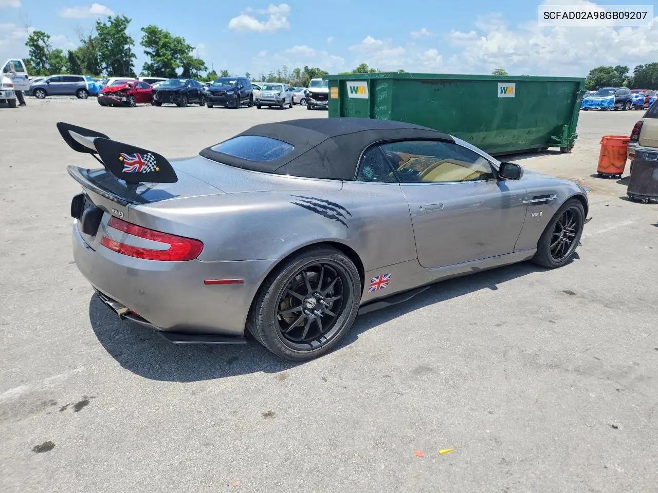 2008 Aston Martin Db9 Volante VIN: SCFAD02A98GB09207 Lot: 58841556