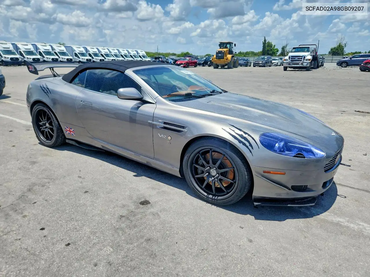 2008 Aston Martin Db9 Volante VIN: SCFAD02A98GB09207 Lot: 58841556