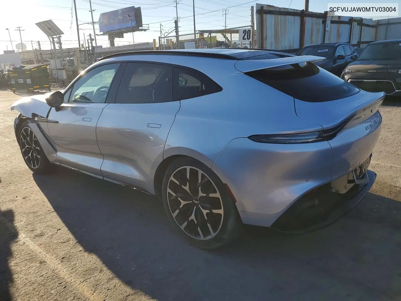 2021 Aston Martin Dbx VIN: SCFVUJAW0MTV03004 Lot: 46736816