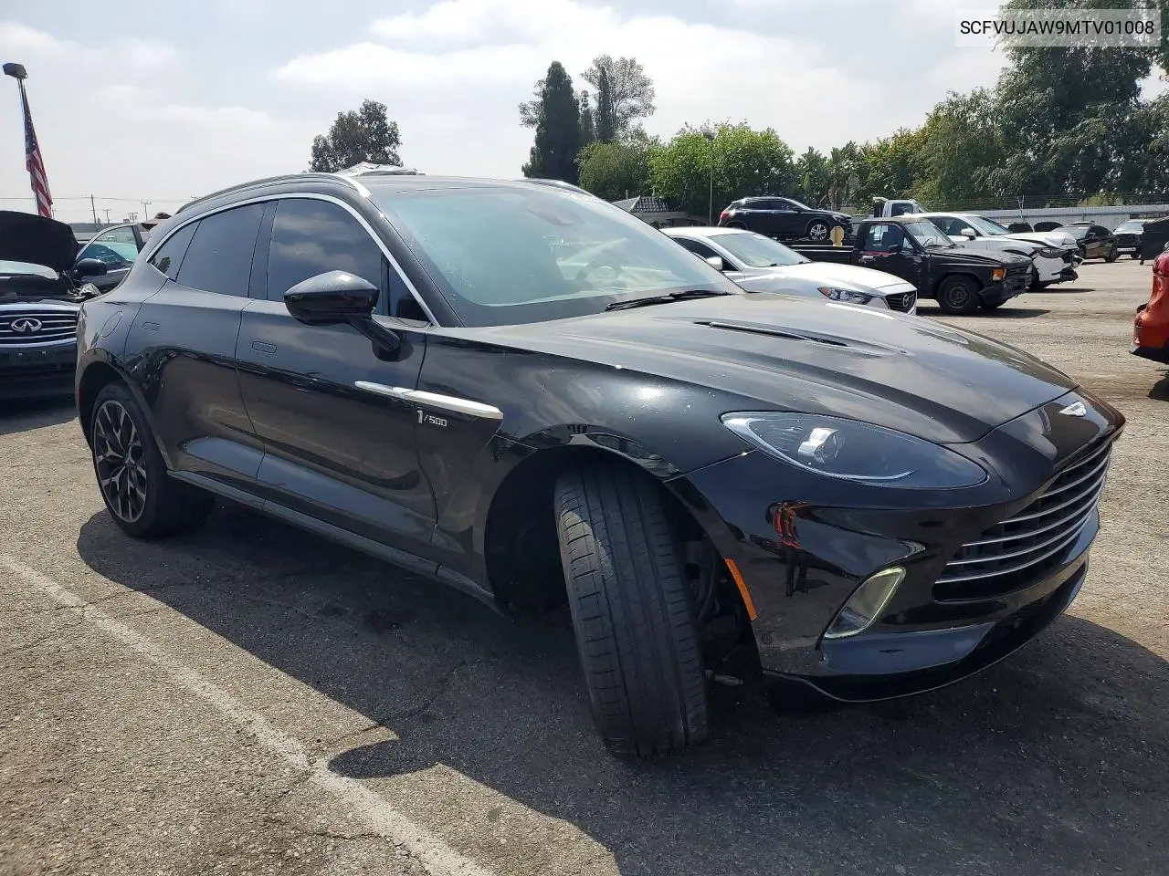 2021 Aston Martin Dbx VIN: SCFVUJAW9MTV01008 Lot: 52250406