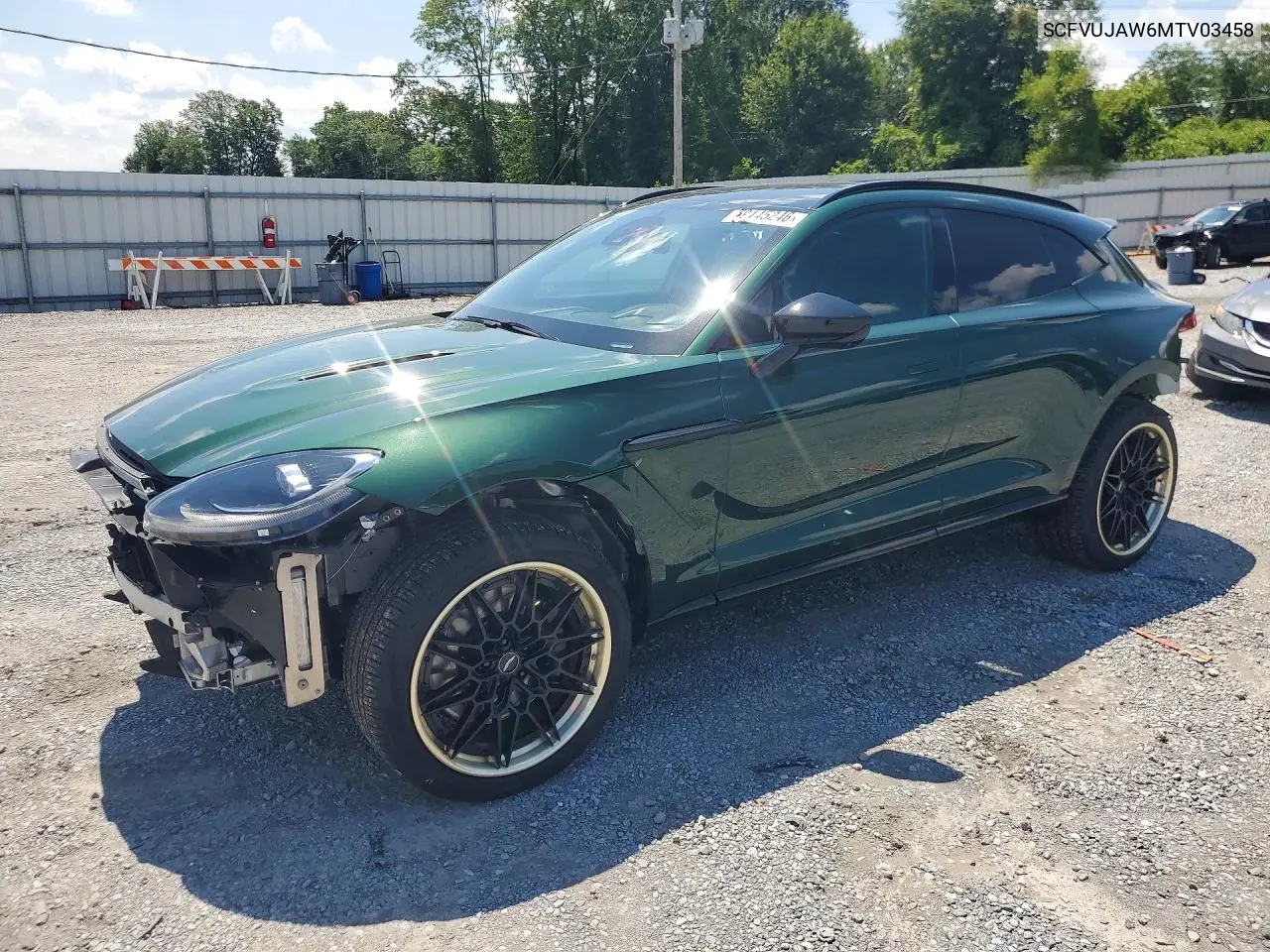 2021 Aston Martin Dbx VIN: SCFVUJAW6MTV03458 Lot: 59145246