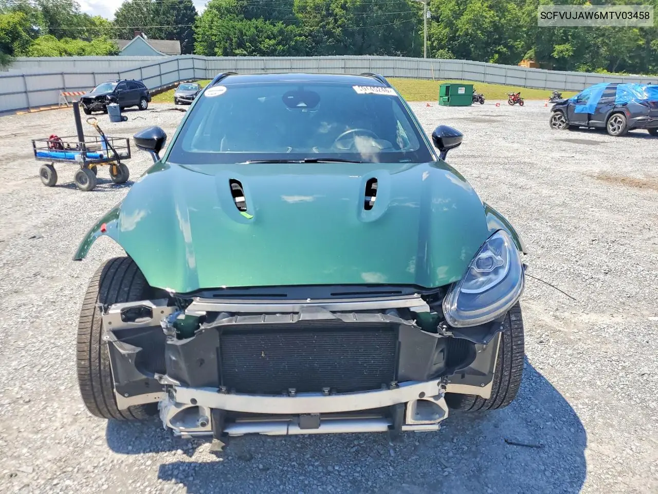 2021 Aston Martin Dbx VIN: SCFVUJAW6MTV03458 Lot: 59145246