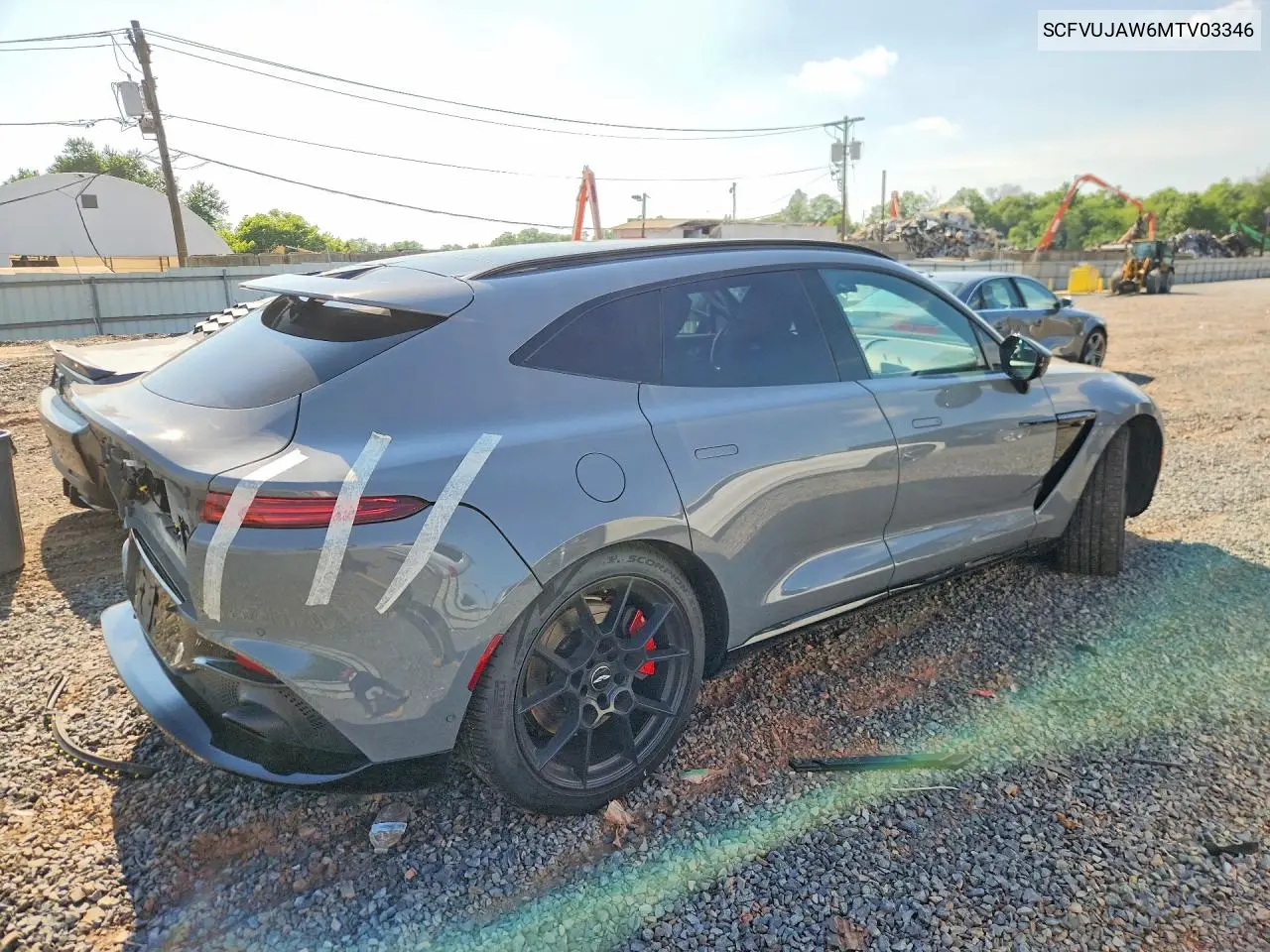 2021 Aston Martin Dbx VIN: SCFVUJAW6MTV03346 Lot: 59180546