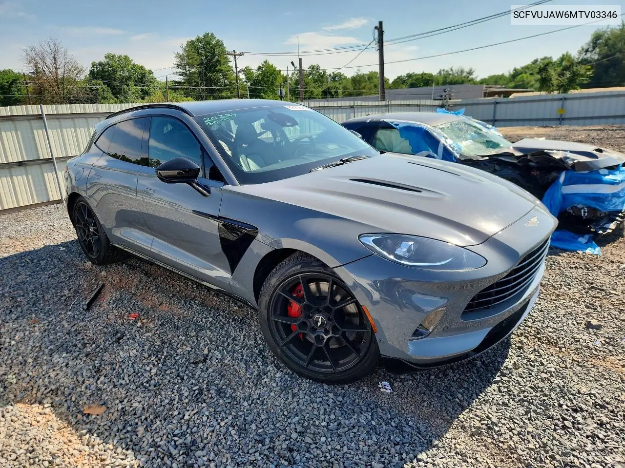 2021 Aston Martin Dbx VIN: SCFVUJAW6MTV03346 Lot: 59180546