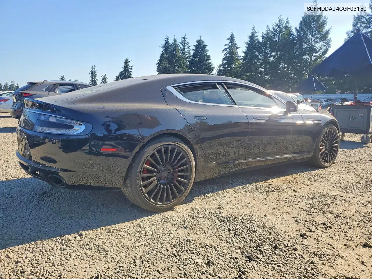 2012 Aston Martin Rapide VIN: SCFHDDAJ4CGF03150 Lot: 60840096