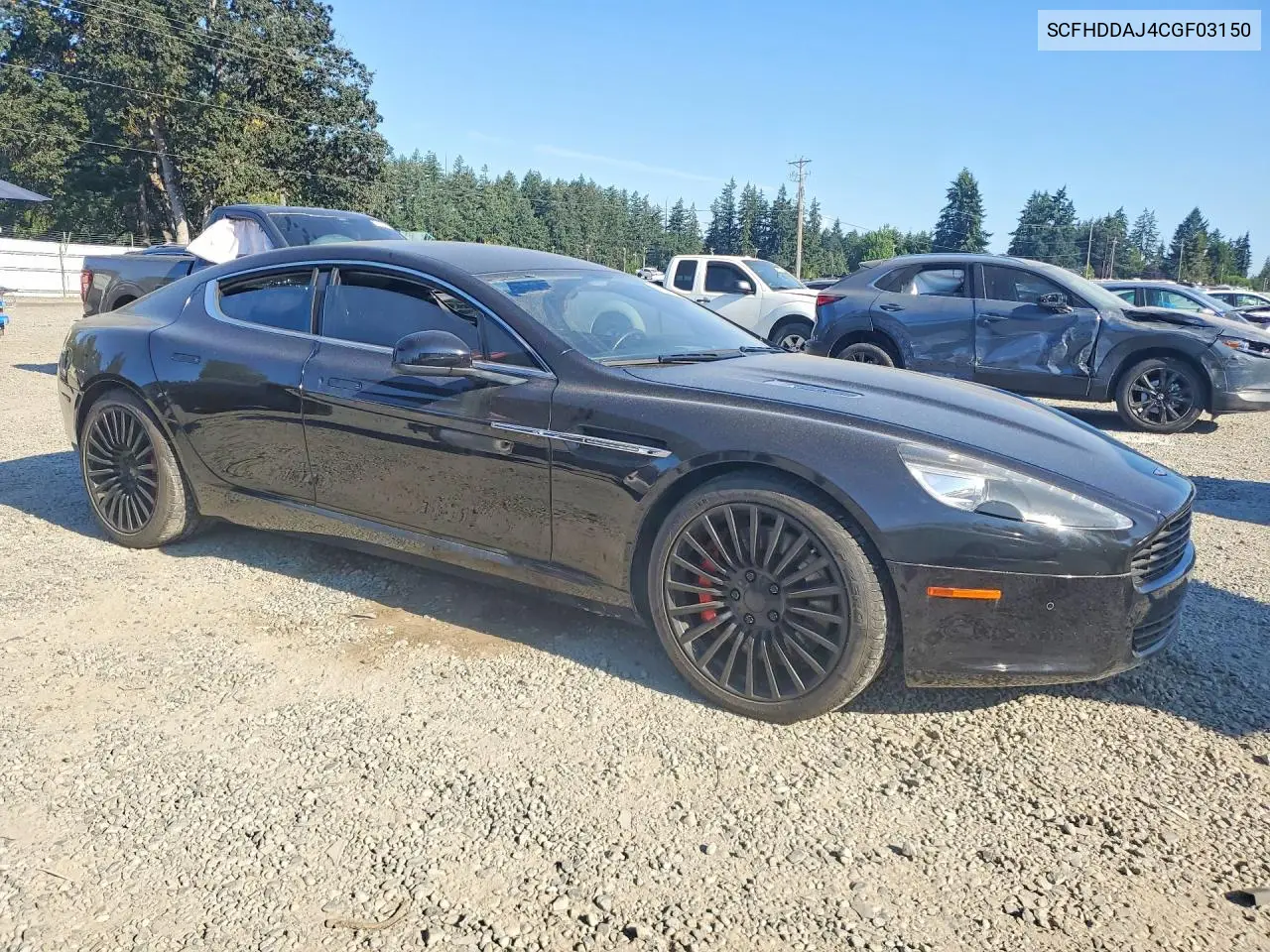 2012 Aston Martin Rapide VIN: SCFHDDAJ4CGF03150 Lot: 60840096