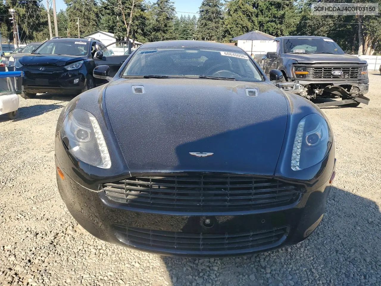 2012 Aston Martin Rapide VIN: SCFHDDAJ4CGF03150 Lot: 60840096