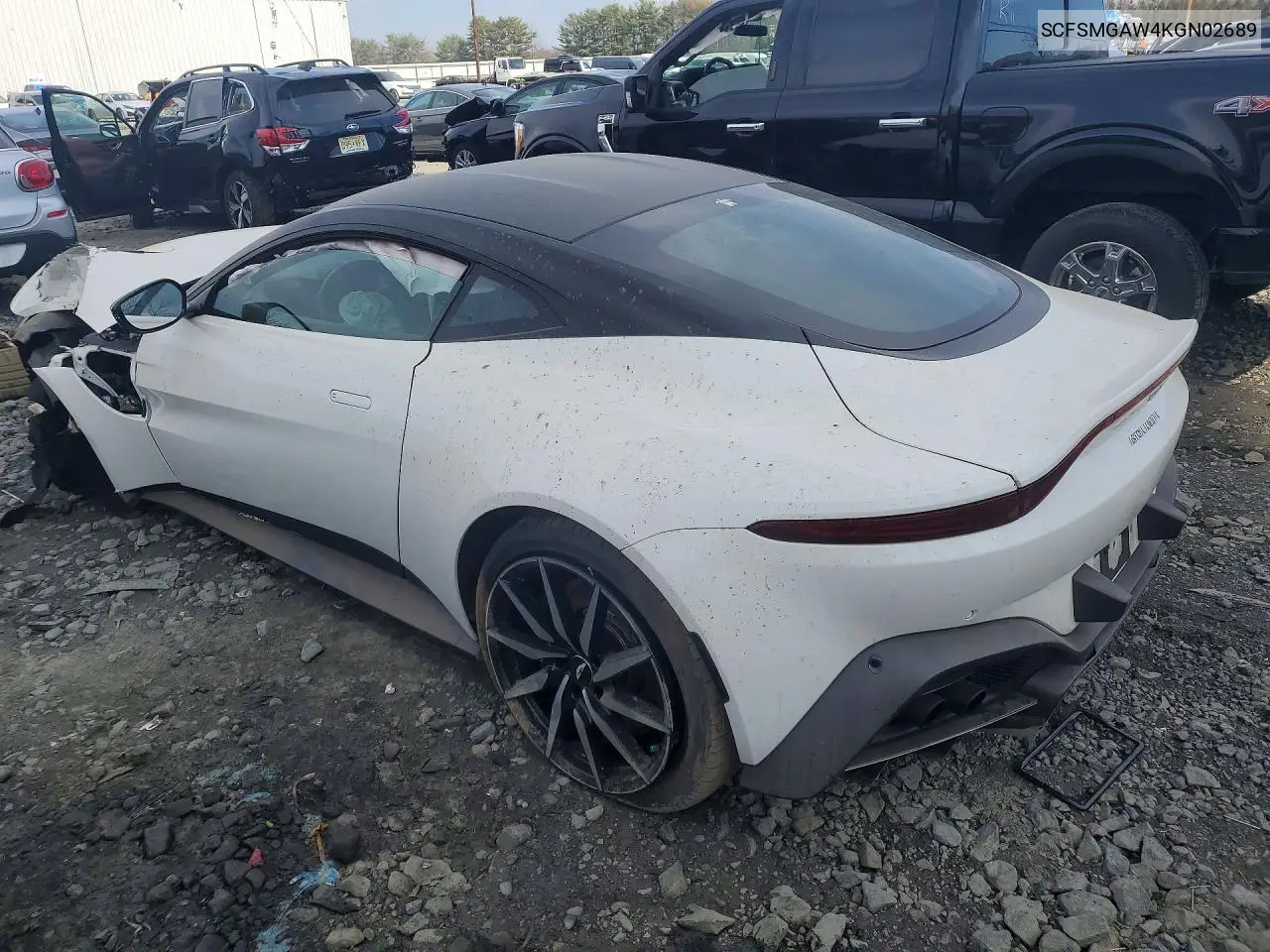 2019 Aston Martin Vantage VIN: SCFSMGAW4KGN02689 Lot: 45503786