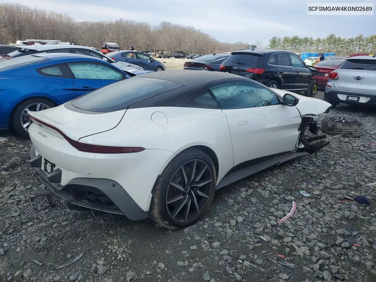 2019 Aston Martin Vantage VIN: SCFSMGAW4KGN02689 Lot: 45503786