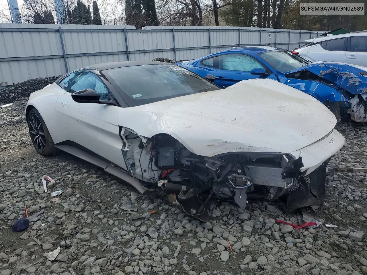 2019 Aston Martin Vantage VIN: SCFSMGAW4KGN02689 Lot: 45503786