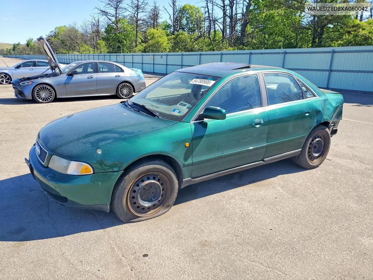 1999 Audi A4 2.8 Quattro VIN: WAUED28D8XA060042 Lot: 54788906