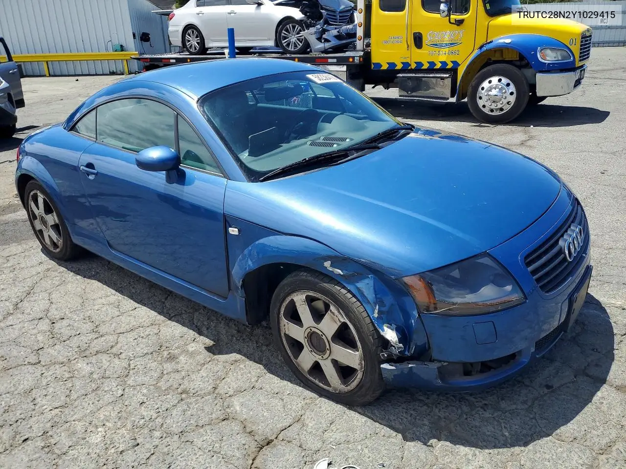 2000 Audi Tt VIN: TRUTC28N2Y1029415 Lot: 58238416