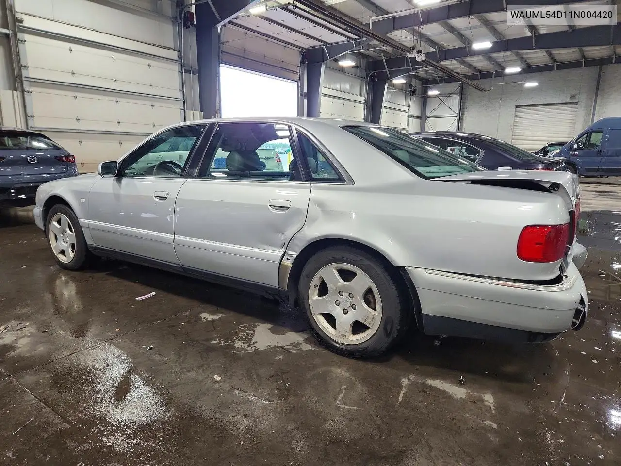 2001 Audi A8 L Quattro VIN: WAUML54D11N004420 Lot: 54792026