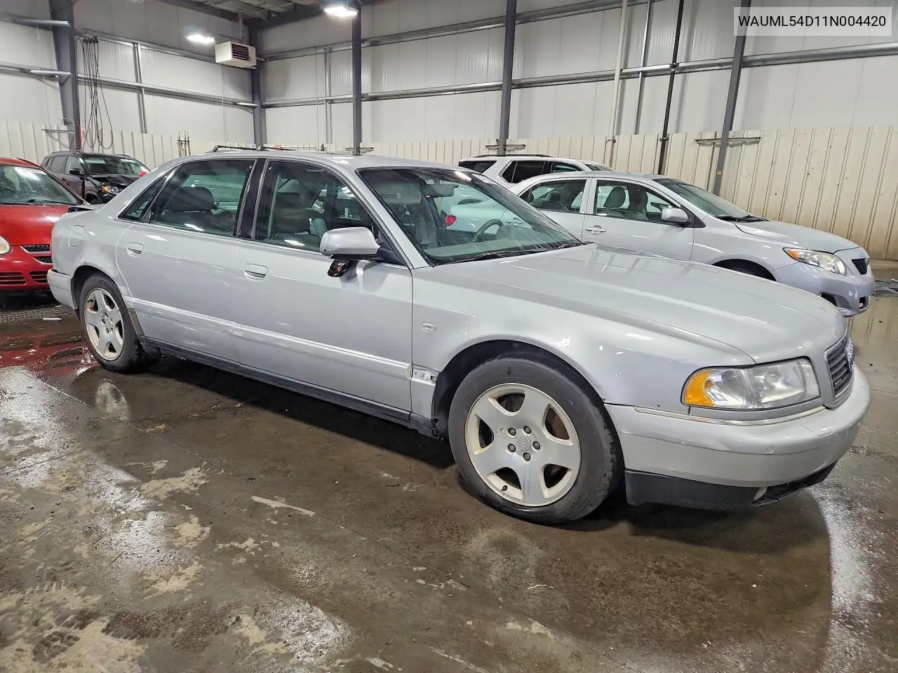 2001 Audi A8 L Quattro VIN: WAUML54D11N004420 Lot: 54792026