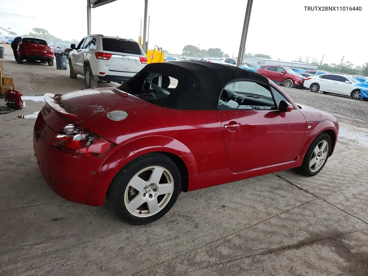 2001 Audi Tt VIN: TRUTX28NX11016440 Lot: 55892756