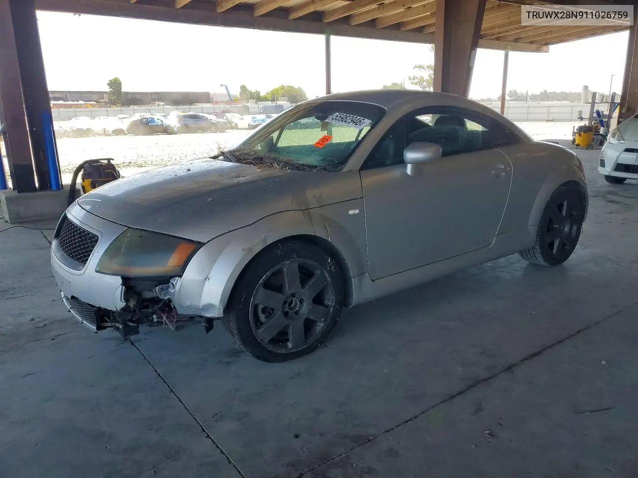 2001 Audi Tt Quattro VIN: TRUWX28N911026759 Lot: 55982946