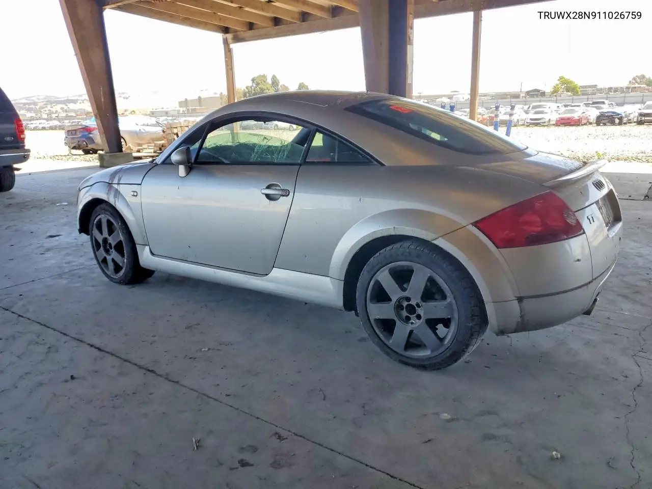2001 Audi Tt Quattro VIN: TRUWX28N911026759 Lot: 55982946