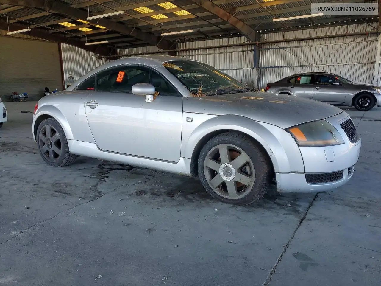 2001 Audi Tt Quattro VIN: TRUWX28N911026759 Lot: 55982946