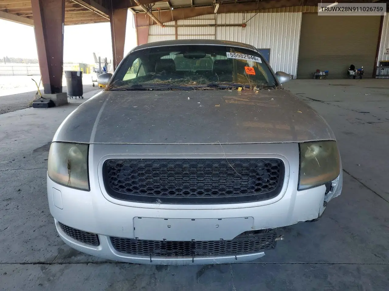 2001 Audi Tt Quattro VIN: TRUWX28N911026759 Lot: 55982946