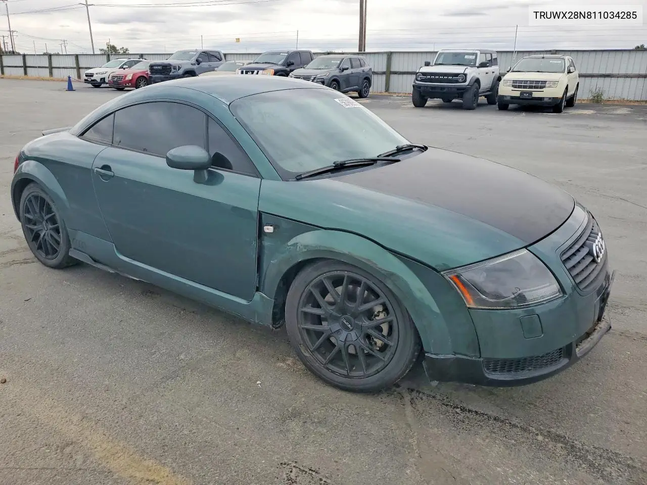 2001 Audi Tt Quattro VIN: TRUWX28N811034285 Lot: 56766956