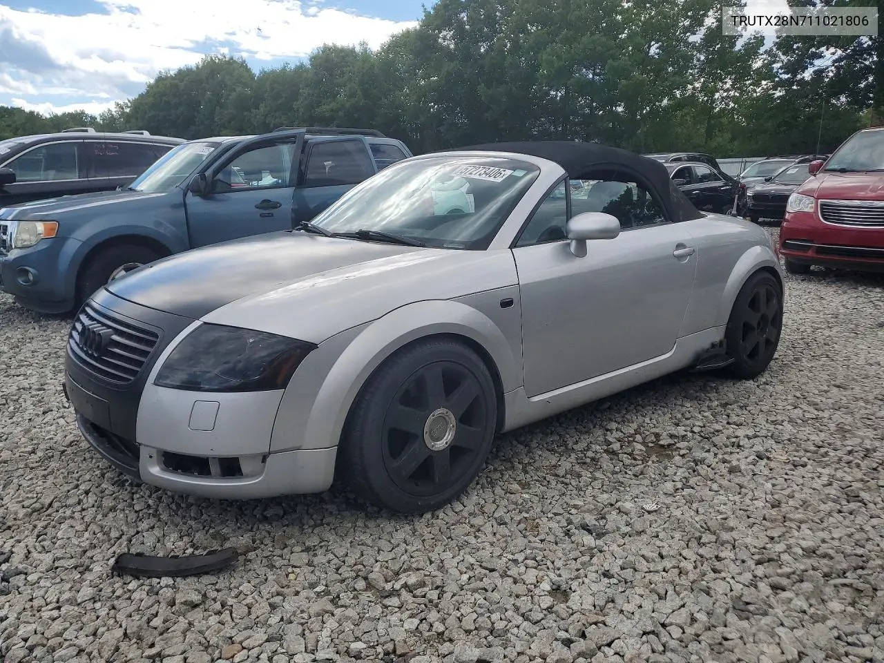 2001 Audi Tt VIN: TRUTX28N711021806 Lot: 57273406