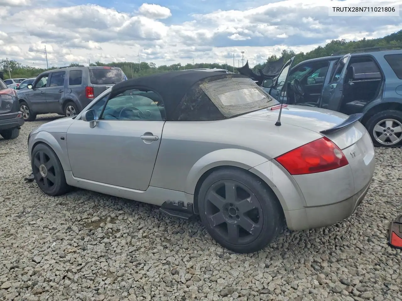 2001 Audi Tt VIN: TRUTX28N711021806 Lot: 57273406