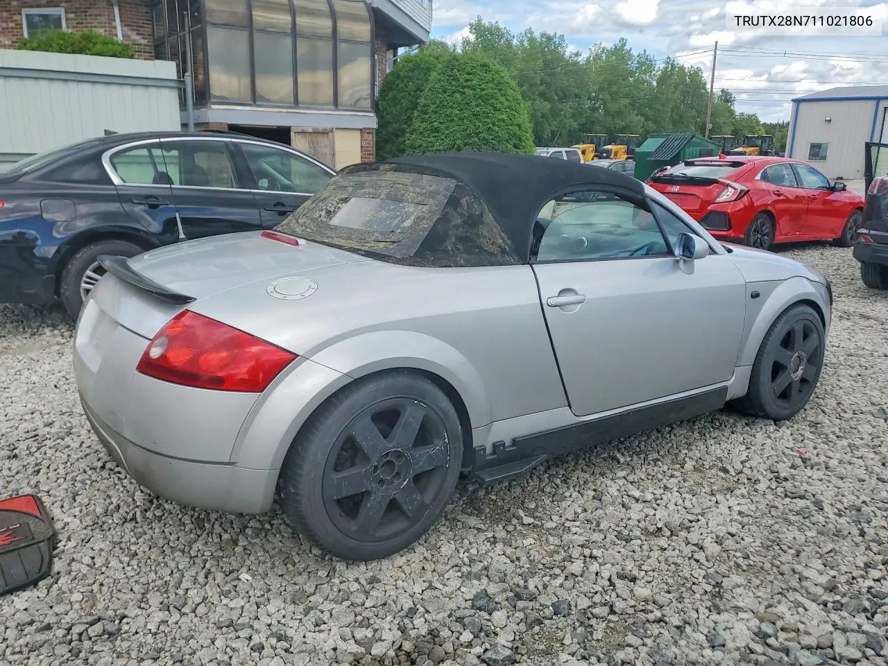 2001 Audi Tt VIN: TRUTX28N711021806 Lot: 57273406