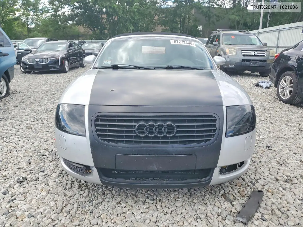 2001 Audi Tt VIN: TRUTX28N711021806 Lot: 57273406