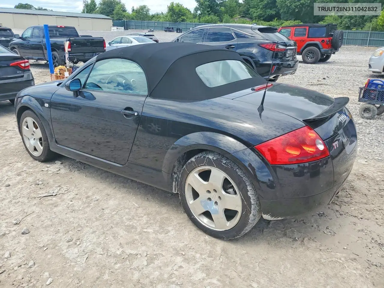 2001 Audi Tt Quattro VIN: TRUUT28N311042832 Lot: 57309156