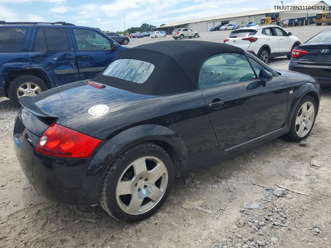 2001 Audi Tt Quattro VIN: TRUUT28N311042832 Lot: 57309156