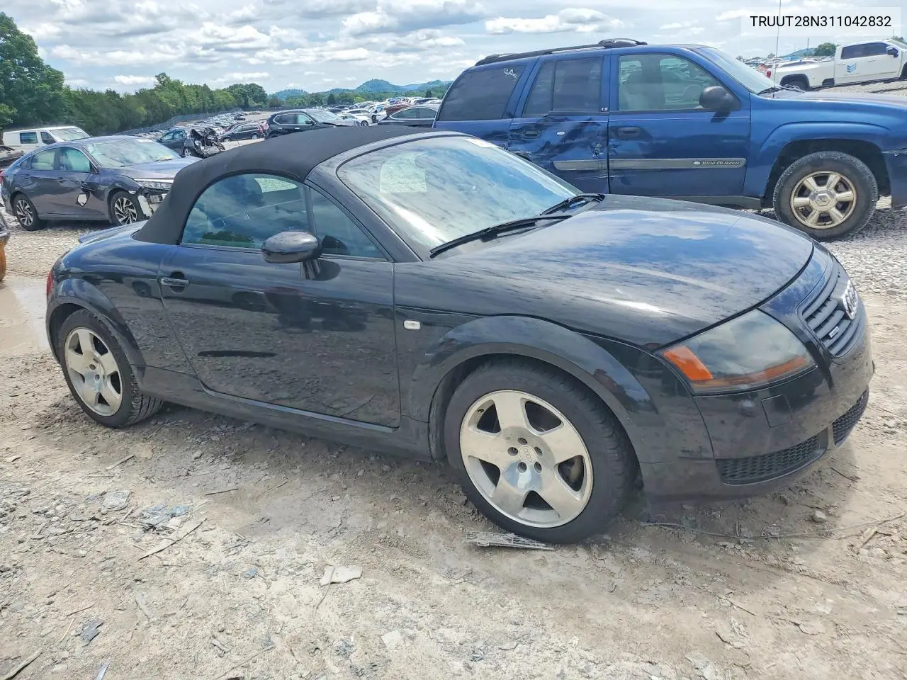 2001 Audi Tt Quattro VIN: TRUUT28N311042832 Lot: 57309156