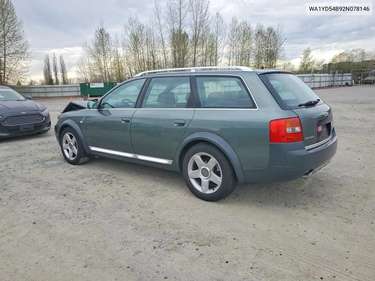 2002 Audi Allroad VIN: WA1YD54B92N078146 Lot: 49663366