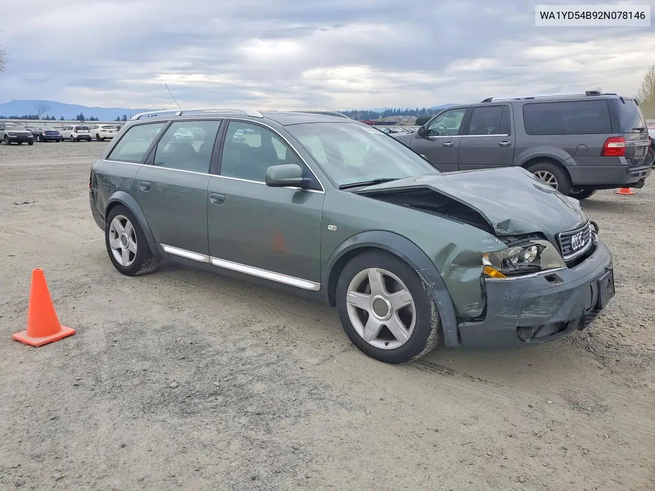 2002 Audi Allroad VIN: WA1YD54B92N078146 Lot: 49663366