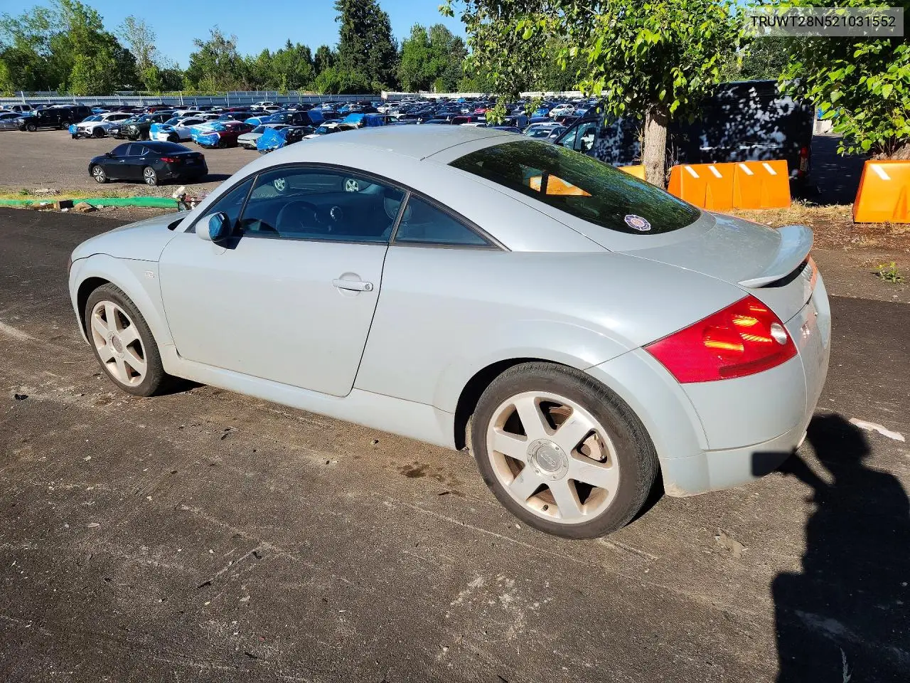 2002 Audi Tt Quattro VIN: TRUWT28N521031552 Lot: 56549146