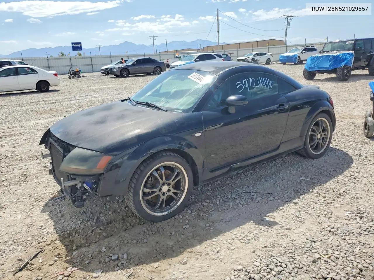 2002 Audi Tt Quattro VIN: TRUWT28N521029557 Lot: 59724446