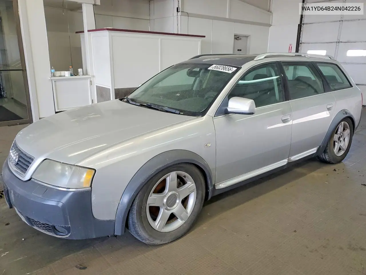 2004 Audi Allroad VIN: WA1YD64B24N042226 Lot: 56028656