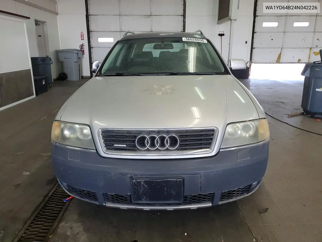 2004 Audi Allroad VIN: WA1YD64B24N042226 Lot: 56028656