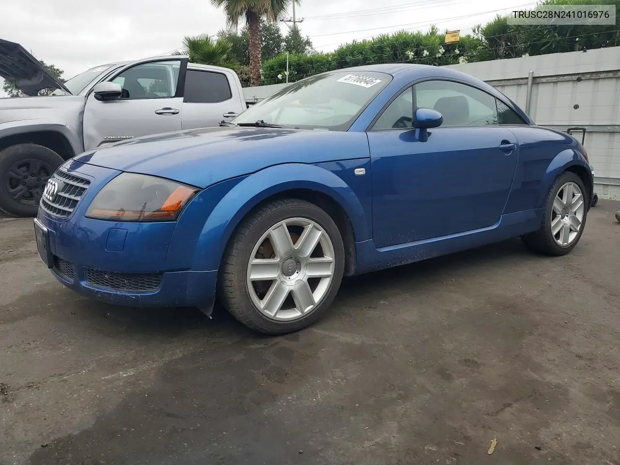 2004 Audi Tt VIN: TRUSC28N241016976 Lot: 57766646