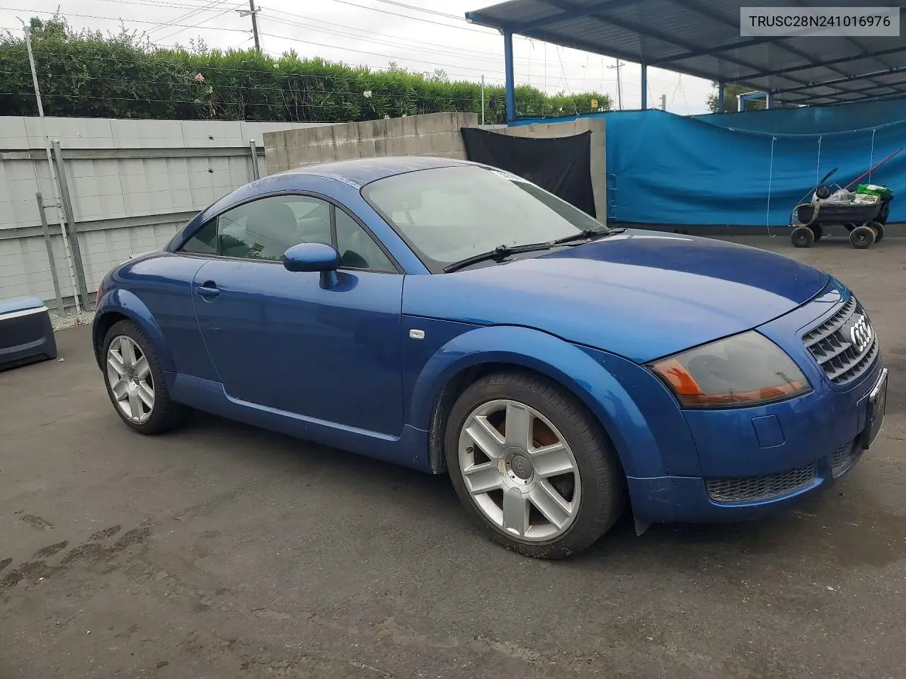 2004 Audi Tt VIN: TRUSC28N241016976 Lot: 57766646