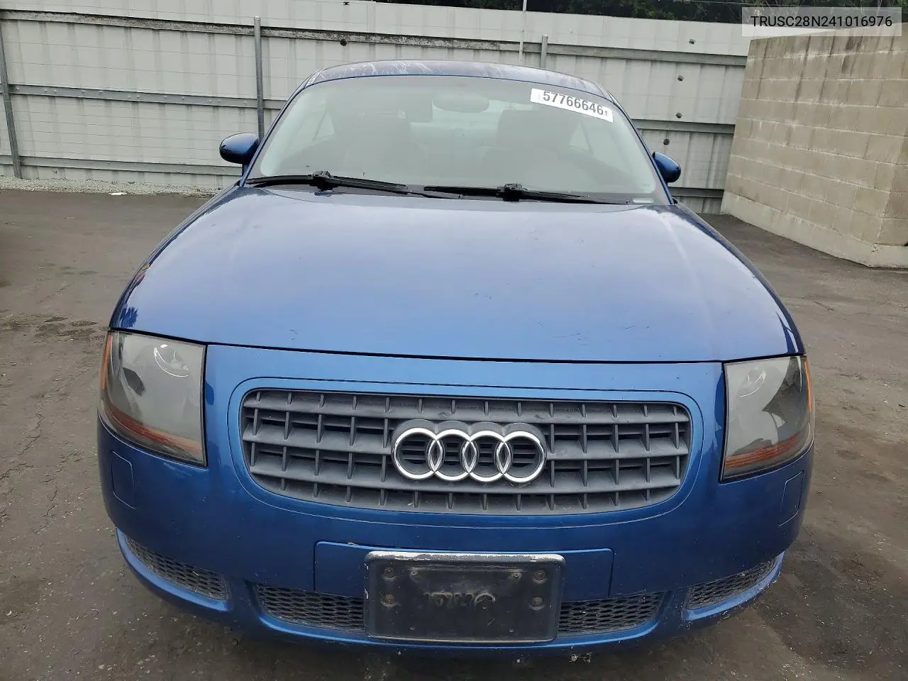2004 Audi Tt VIN: TRUSC28N241016976 Lot: 57766646
