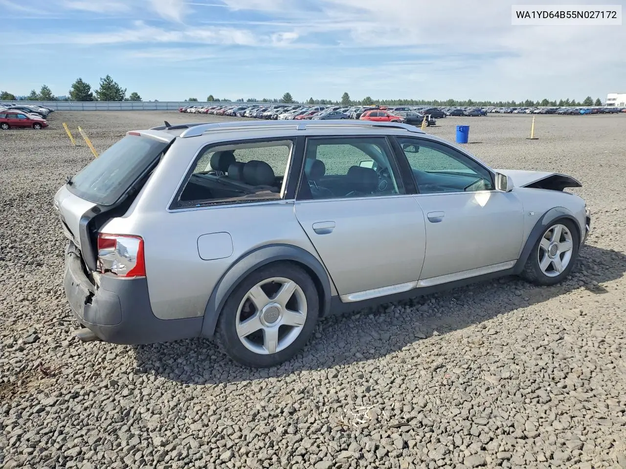 2005 Audi Allroad VIN: WA1YD64B55N027172 Lot: 58069976