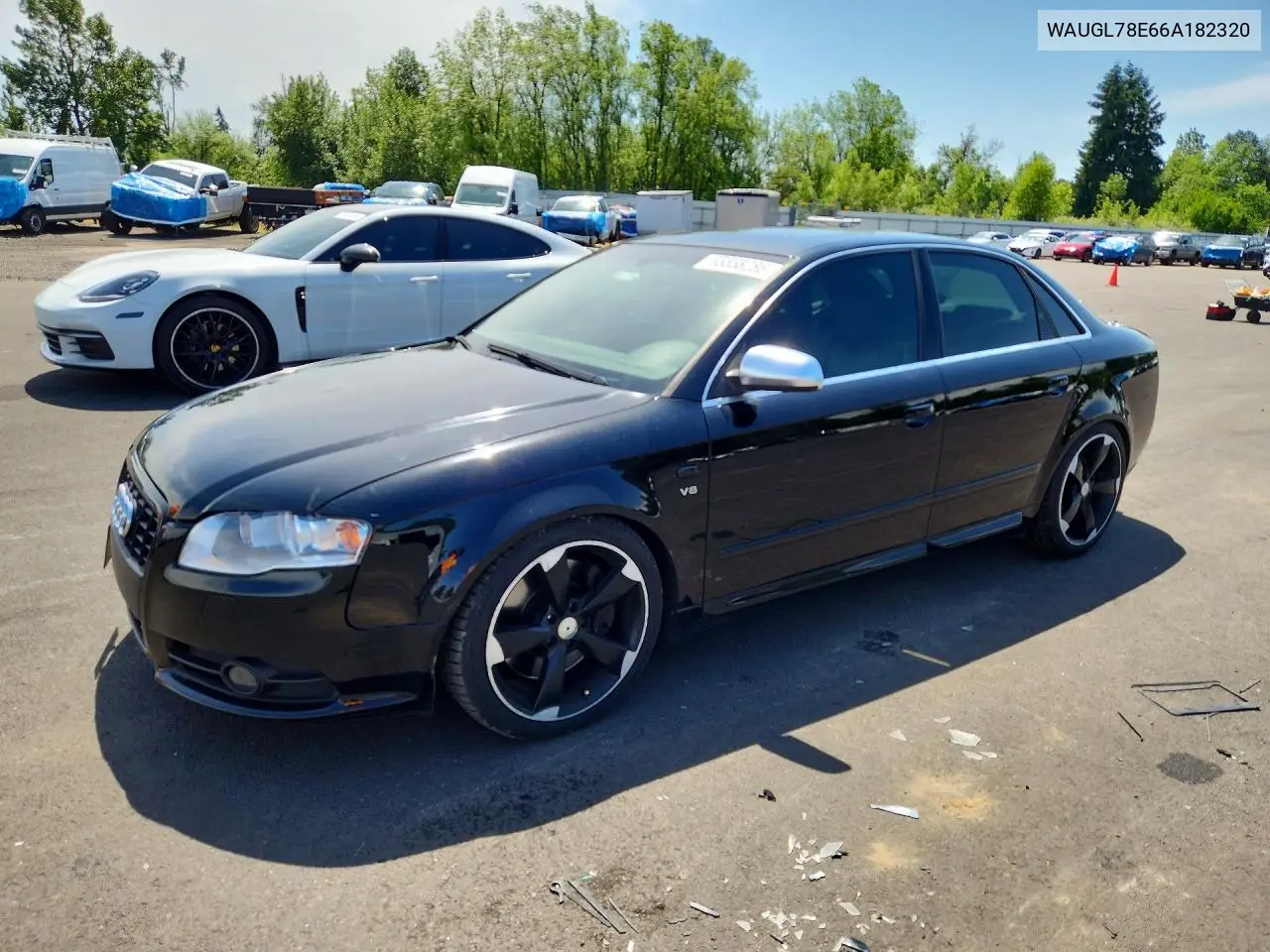 2006 Audi S4 Quattro VIN: WAUGL78E66A182320 Lot: 55558286